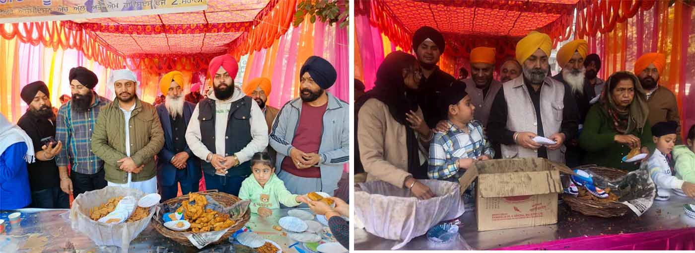 A langar dedicated to the martyrdom of Sahibzadas was installed